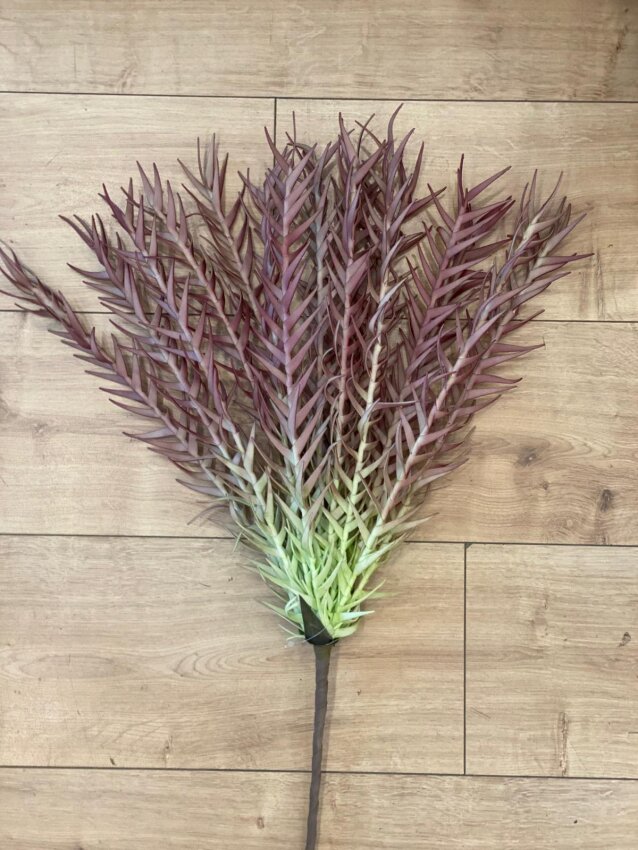 Yapay 1. Kalite Yeşil-Kahve Biberiye Dalı (93cm) - 1