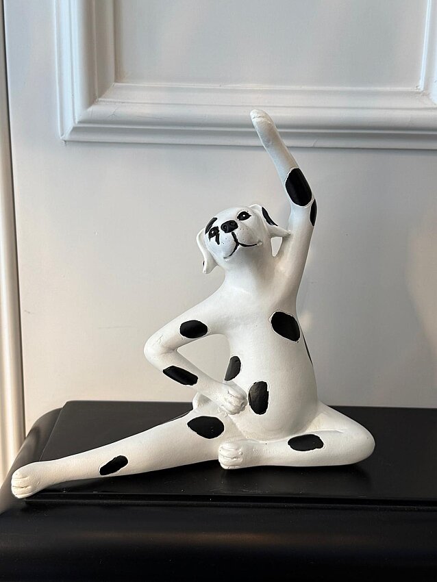 Yoga Dog Seramik Obje - 1